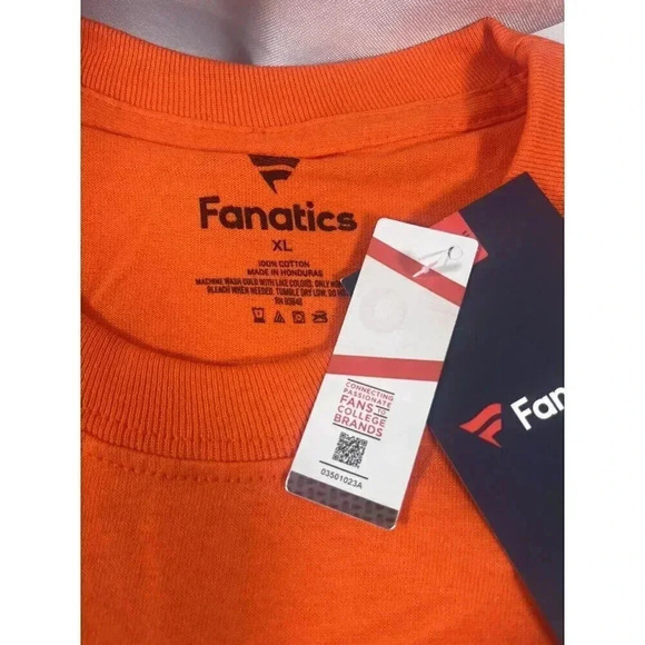 Men's XL Fanatics Orange Oklahoma State Cowboys Long Sleeve T-Shirt NWT - Picture 3 of 6